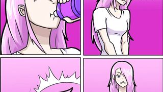 Breast expansion potion - hentai comic