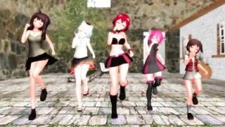 【MMD】Gentlemen dont miss all the changes (take off version)【R-18】