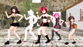 【MMD】Gentlemen dont miss all the changes (take off version)【R-18】