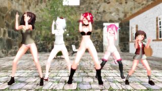 【MMD】Gentlemen dont miss all the changes (take off version)【R-18】