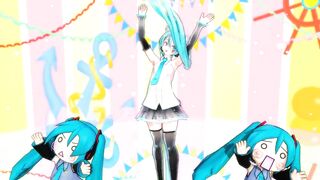 【MMD】Hatsune Miku V2 with Shredding Geigers cat【R-18】