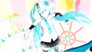 【MMD】Hatsune Miku V2 with Shredding Geigers cat【R-18】
