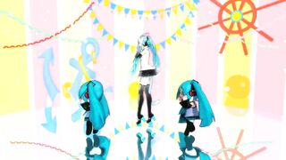 【MMD】Hatsune Miku V2 with Shredding Geigers cat【R-18】