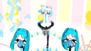 【MMD】Hatsune Miku V2 with Shredding Geigers cat【R-18】