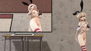 【MMD】Shimakaze - GIFT【R-18】