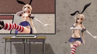 【MMD】Shimakaze - GIFT【R-18】