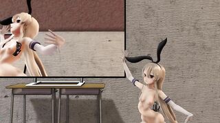 【MMD】Shimakaze - GIFT【R-18】