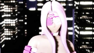 【MMD】Rider - Pink Cat【R-18】