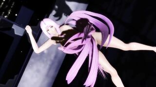 【MMD】Rider - Pink Cat【R-18】