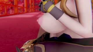 Ms. Hina Genshin Impact 3D HENTAI Shortver Part 2/5