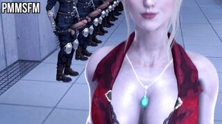 Scarlet Sexy Walk with slowmo