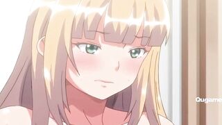 Cute Blonde StepSis With Big Tits And Big Ass Get First Time Sex In Bathroom Hentai