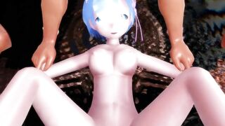 【SEX-MMD】Remlin wanna play!【R-18】