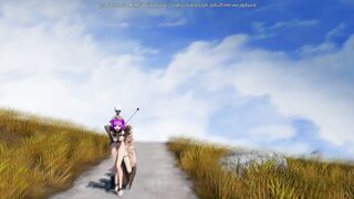 Riding The Wooden Horse Train (Yuri Bondage Sex) - 3D MMD