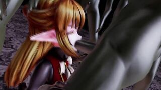 0479 - 【R18-MMD】ゼアヒルド&修道女 with Goblin