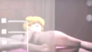 Giant Peach masturbating