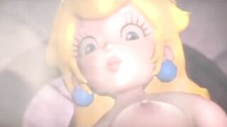 Giant Peach masturbating