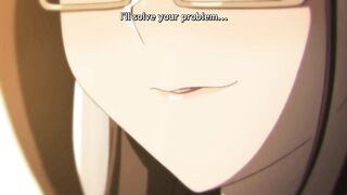 TEACHER IN SEXY TIGHS RUBS STUDENT'S COCK WITH HER FEET