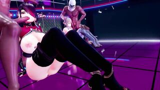 0481 -【R-18 MMD】Bengugu - Genshin Impact 原神 Jean & Beidou - Chocolate cream