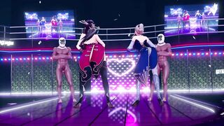 0481 -【R-18 MMD】Bengugu - Genshin Impact 原神 Jean & Beidou - Chocolate cream