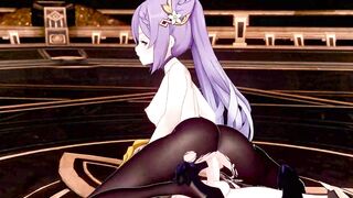 Keqing Riding Big Dick - Genshin Impact