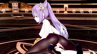 Keqing Riding Big Dick - Genshin Impact
