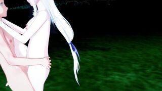 HORNY EMILIA WANTS SUBARU TO FUCK HER HARD HENTAI RE:ZERO