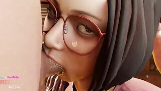 Alex Chen (Life is Strange) Gang-bang 3d animation with sound