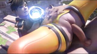 3D Compilation: Overwatch Mercy Widowmaker Tracer Sombra Uncensored Hentai