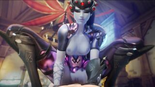 3D Compilation: Overwatch Mercy Widowmaker Tracer Sombra Uncensored Hentai