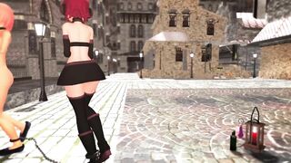 【MMD】Mara-chan & Izumi-chans - Physics exercise 2【R-18】