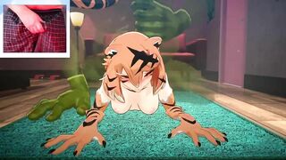 Tiger Girl Ahegao Creampie