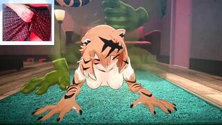 Tiger Girl Ahegao Creampie