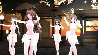 【MMD】Yamato-san & Kongo - sisters whimsical Mercy【R-18】