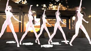【MMD】Yamato-san & Kongo - sisters whimsical Mercy【R-18】