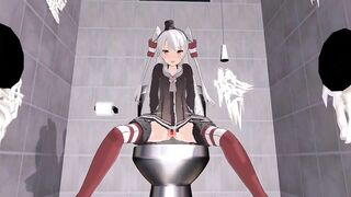【SEX-MMD】Amatsukaze - sex (No man model)【R-18】