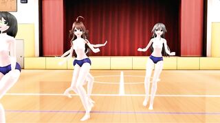 【MMD】Kimagure Mercy with Yamato & Kongo sisters【R-18】