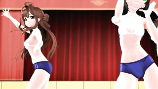 【MMD】Kimagure Mercy with Yamato & Kongo sisters【R-18】