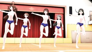 【MMD】Kimagure Mercy with Yamato & Kongo sisters【R-18】