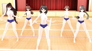 【MMD】Kimagure Mercy with Yamato & Kongo sisters【R-18】