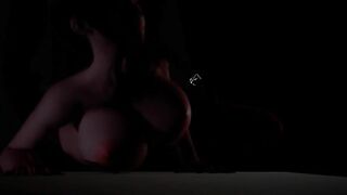 Fuck Big Tits Girl in dark Japanese Garden -Honey Select