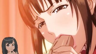 Girl gets pussy ate and fucks big cock hentai