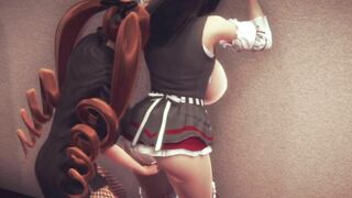 futa twintails fuck maid part 1