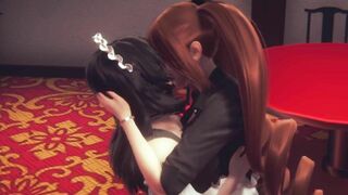 futa twintails fuck maid part 1