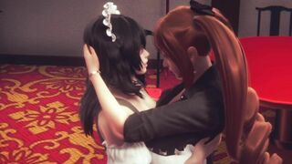 futa twintails fuck maid part 1
