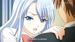 Me masturbo mientras miro hentai