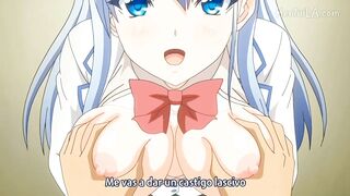 Me masturbo mientras miro hentai