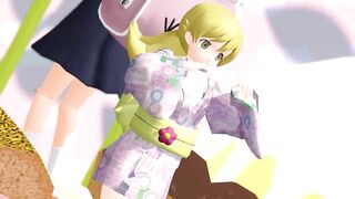 【MMD】Platinum Disco [Shinobu Oshino]【R-18】