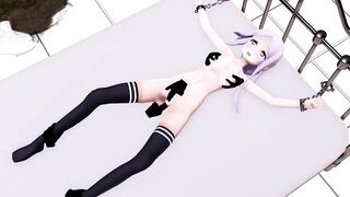 【SEX-MMD】Sea breeze - gentlemans hands touching & masturbating【No sound】【R-18】