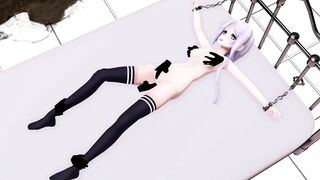 【SEX-MMD】Sea breeze - gentlemans hands touching & masturbating【No sound】【R-18】